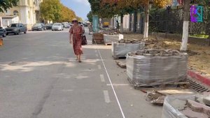 На улице Козлова заменят тротуарную плитку