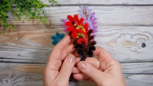 Поделки из синельной проволоки своими руками. 3 идейки из синельной проволоки.