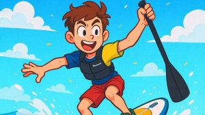 Прогулка на САПе в Дмитровском районе