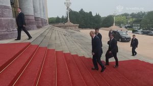 Владимир Путин прибыл в Дом народных собраний в Пекине, 6:05, 2 сентября 2025 года