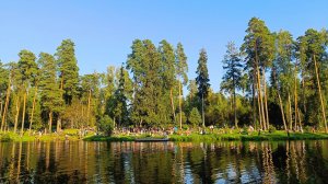 Теплое прощание с летом. Плотина Серебрянки в Заветах Ильича