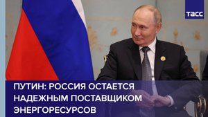 Путин: Россия остается надежным поставщиком энергоресурсов