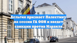 Бельгия признает Палестину на сессии ГА ООН и введет санкции против Израиля