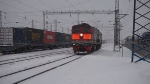 Тепловоз 2ТЭ10М-3073. Резервом.