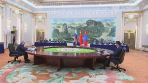 В Пекине проходит встреча Владимира Путина с Си Цзиньпином и Президентом Монголии, 2 сентября 2025