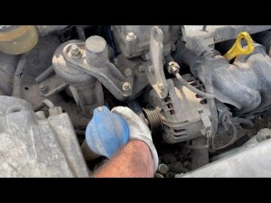 Быстрая замена приводного ремня на Kia Rio и Hyundai Solaris