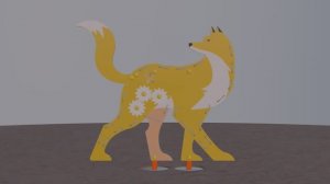 Элемент патриотической площадки "Лиса" с подвижными частями