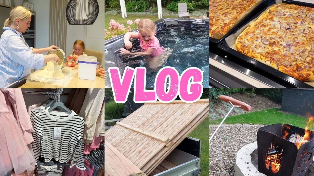 VLOG🇩🇪: КУПИЛИ ЗАБОР/ КУПАЮТСЯ В ДЖАКУЗИ 🏊🏊♀️ГОТОВИМ ПИЦЦУ 🍕НАША СУББОТА