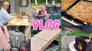 VLOG🇩🇪: КУПИЛИ ЗАБОР/ КУПАЮТСЯ В ДЖАКУЗИ 🏊🏊♀️ГОТОВИМ ПИЦЦУ 🍕НАША СУББОТА