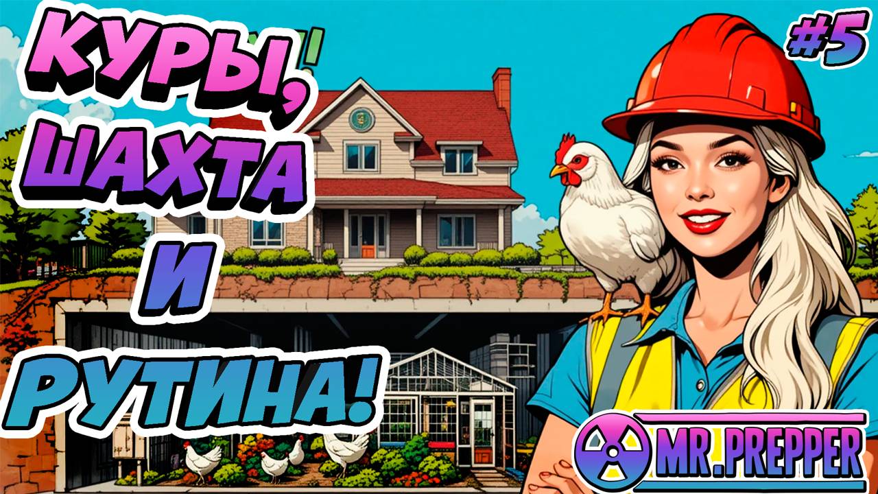 ПРОБЛЕМЫ С ЗАВТРАКОМ РЕШЕНЫ!➤НОВЙ УРОВЕНЬ ШАХТЫ!➤Mr. Prepper#5