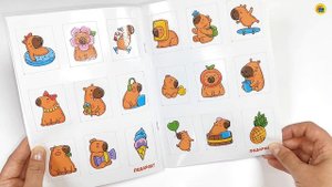 ПРОПИСИ С НАКЛЕЙКАМИ. КАПИБАРЫ