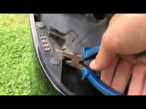 Как подтянуть и поднять бампер на Kia Rio