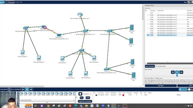 Проверка работоспособности сети лаб 8 АЛС