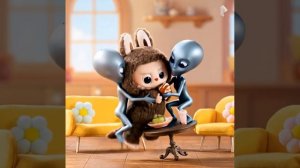 лабубу в теме инопланетянин похитили