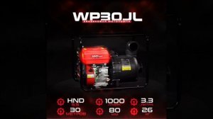 Мотопомпа для химически активных жидкостей и соленой воды HND WP30JL