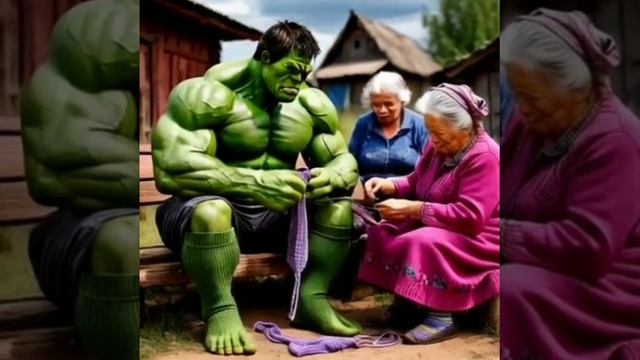Что если? Халк у бабушки в деревне.