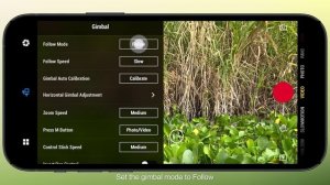 DJI OM Гориз. регул. стабилизатора