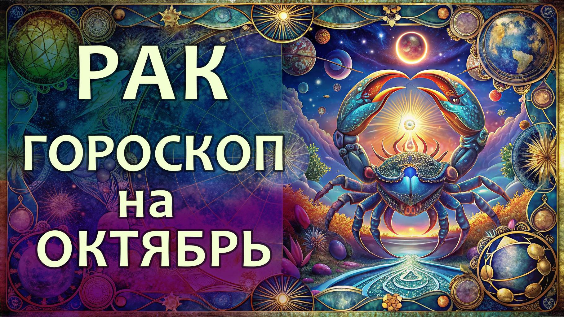 Гороскоп для Рака на октябрь 2025 года