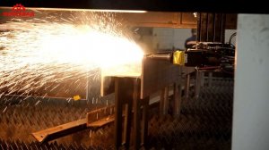 Сканирование и резка двутавра на лазерном станке