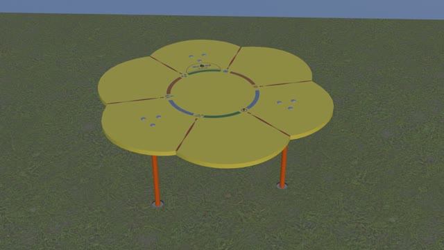 Столик архитектурный "Любит не любит"