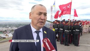 В Улан-Удэ победу над Японией отметили выстрелом из пушки