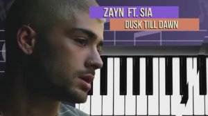 Zayn feat.Sia - Dusk Till Dawn (Piano)