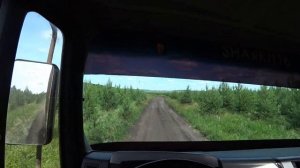 Отсыпка площадки на месторождении.