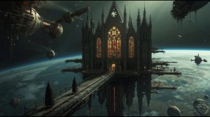 Orbital Gothic Cathedral ⛪ 2-Hour Sci-Fi Ambience ｜ Space Sanctuary Soundscape ｜ Atmospheric ｜ Epic-