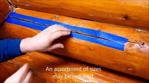 Технология герметизации (заделки) трещин Perma-Chink Systems/Перма Чинк Системс