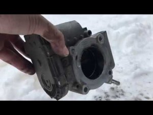 Kia Rio чистка и адаптация дросселя