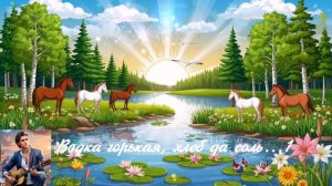 Водка горькая, хлеб да соль...1 ВИДЕО ПЕСНЯ В ДУШУ