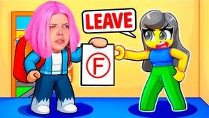 УПС Я ПРОВАЛИЛА ТЕСТ по МАТЕМАТИКЕ в ROBLOX! мама меня наказала