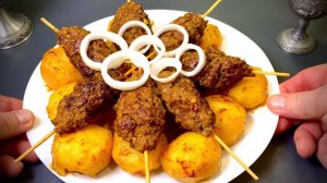 ВКУСНЕЙШИЙ ЛЮЛЯ КЕБАБ НА СКОВОРОДЕ! Сочный, ароматный, красивый. Очень простой рецепт приготовления