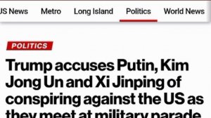‼️🇺🇸 Трамп увидел «заговор» Путина, Ким Чен Ына и Си Цзиньпина на военном параде в Пекине