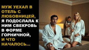Муж увёз свою любовницу в роскошный отель, но свекровь в униформе горничной всё испортила!