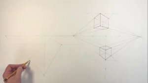 Рисование ракурсов в линейной перспективе. Часть 2.