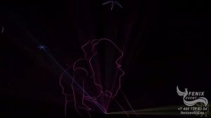 Заказать лазерное шоу на свадьбу и праздник в Москве - проекционное лазерное шоу на мероприятие