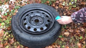 Накачиваем колесо бензином