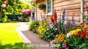 Цветы на участке и во дворе как красиво посадить фото идеи для вдохновения (42)