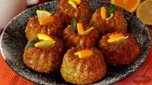 Ну очень цитрусовые! КЕКСЫ С МАКОМ И ЦИТРУСОВОЙ ПРОПИТКОЙ