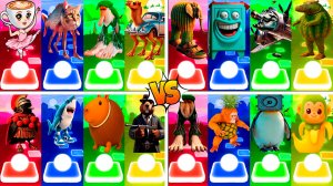 МЕГАМИКС БАЛЕРИНА КАПУЧИНО 🆚 ШИМПАНЗИНИ БАНАНИНИ 🆚 ДРУГИЕ БРЕЙНРОТ МЕМЫ | Tiles Hop №165-168