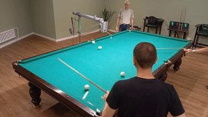 Средняя луза ПАРНАЯ ТРЕНИРОВКА . Чужой на большой резке , свой с угла.