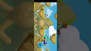 играем в Стикмен тестим трезубец