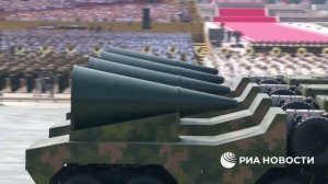 Ядерная ракета DF-5C показана на параде в Китае