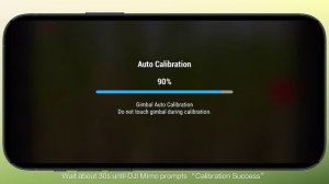 DJI OM Автокалибровка стабилизатора