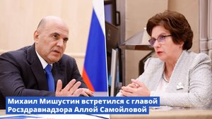 Михаил Мишустин и глава Росздравнадзора Алла Самойлова обсудили вопросы контроля качества лекарств