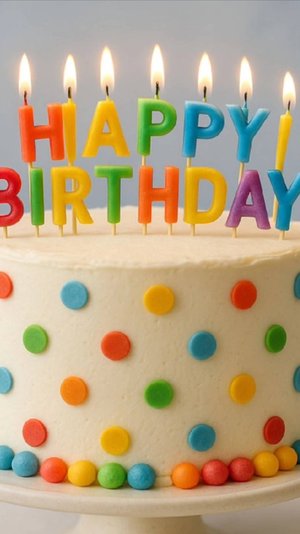 Торт на день рождения ребёнка. Пример оформления торта.