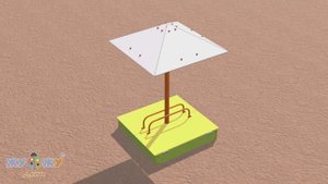 Песочница "Грибок"