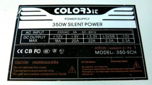 COLORSit 350-SCH переделка неудача