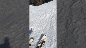 спуск на лыжах